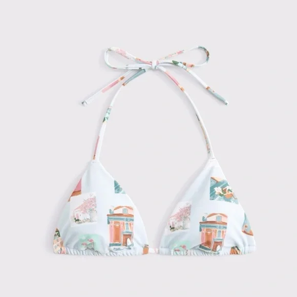 triangle mid rise high-leg bikini - Picture 12 of 13